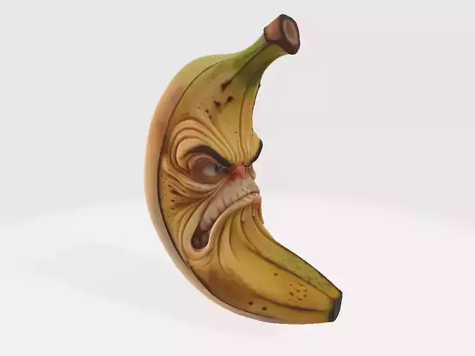 Screaming Fruits Serious Banana