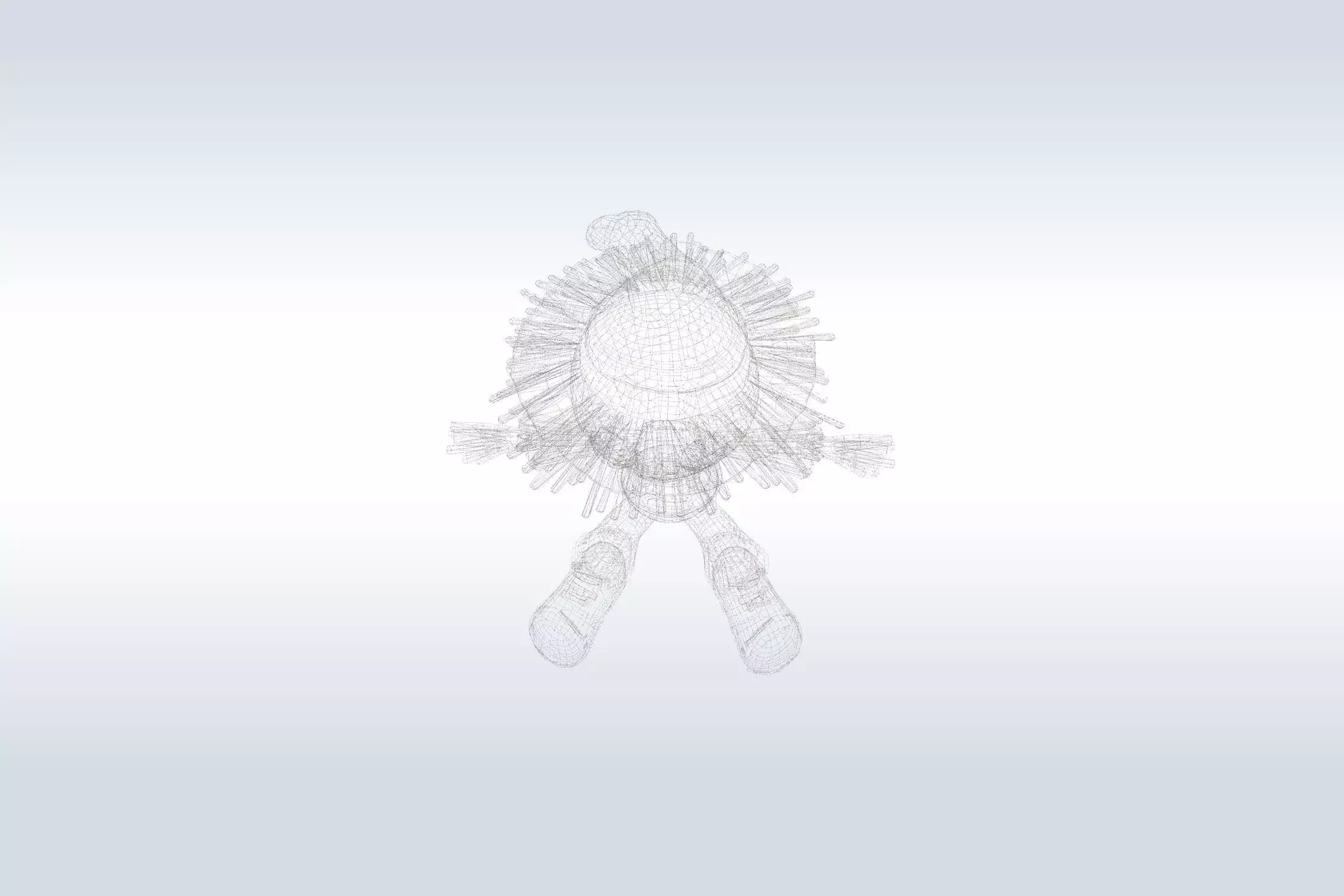 Autumn Scarecrow 3D Model 3D model_7