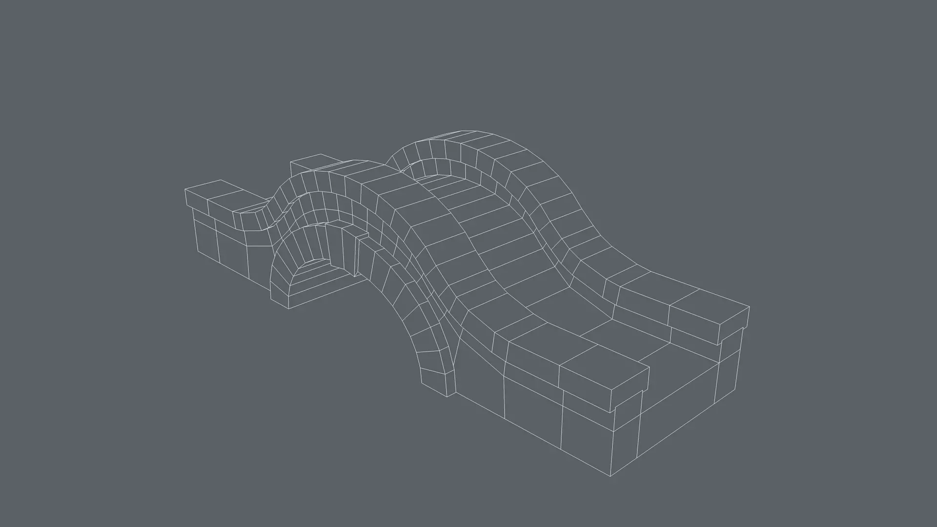 Bridge Low-poly 3D model_15