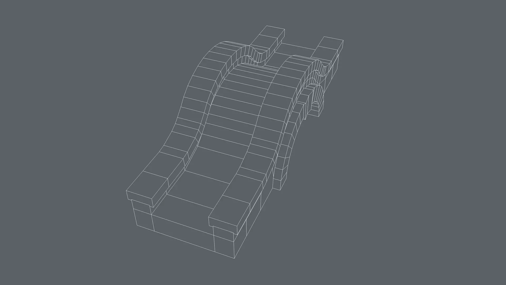 Bridge Low-poly 3D model_11