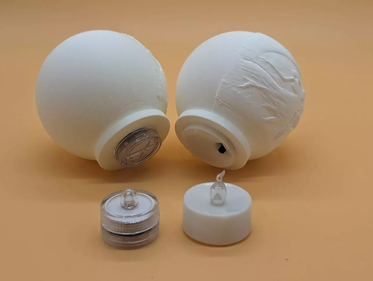 Halloween Globe Lithophane STL Set  3D print model_1