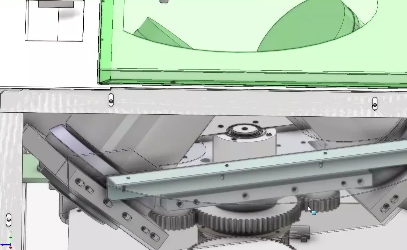 Vacuum Planetary Centrifugal Mixer for Glue and Powder Degassing 3D model_12