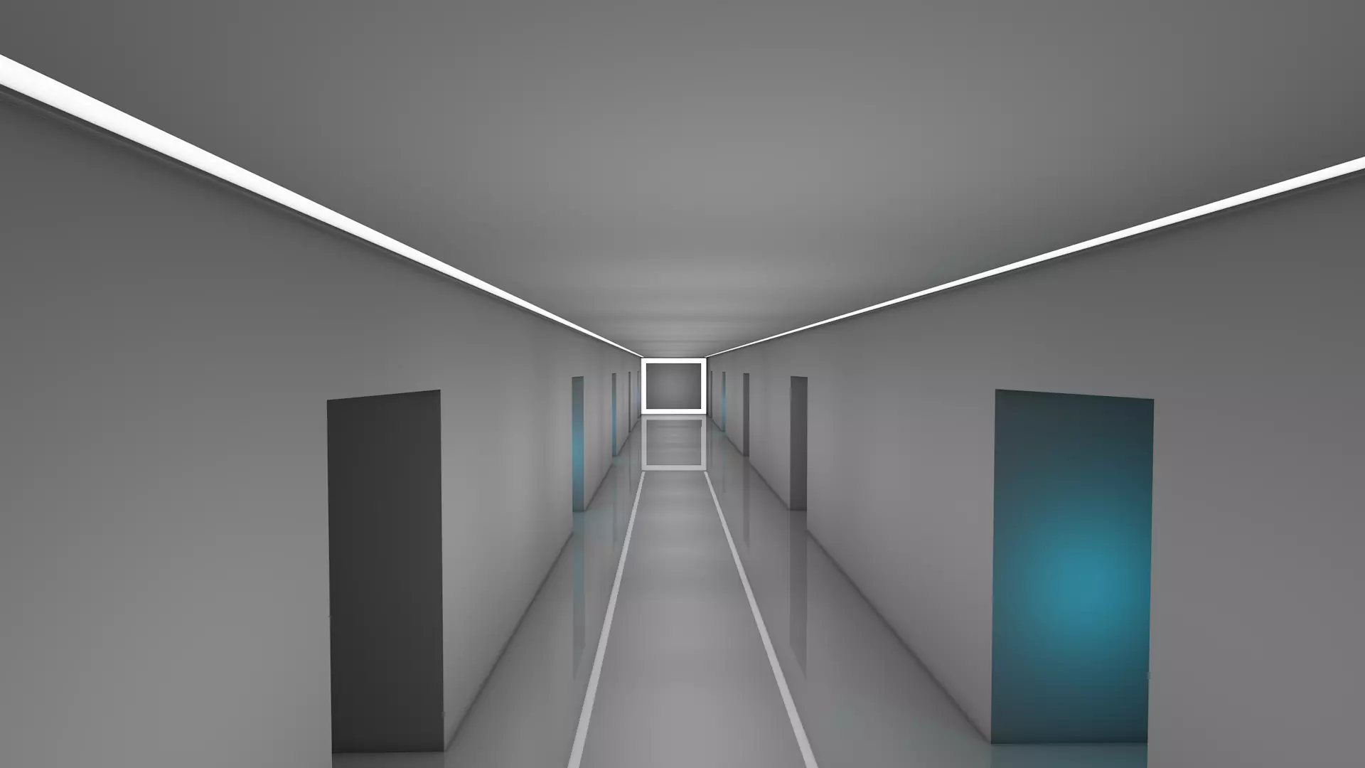 Corridor 3D model_2