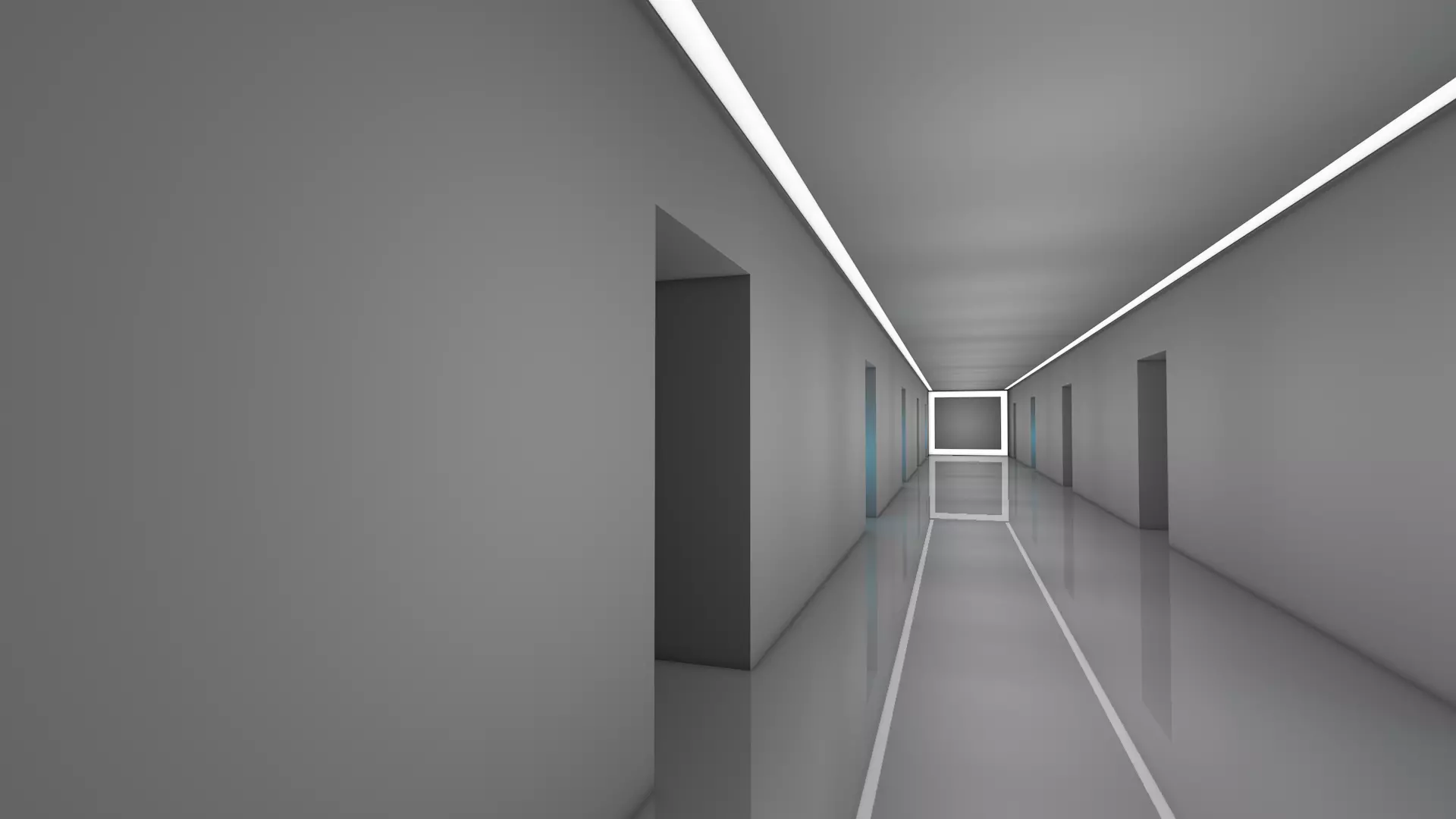 Corridor 3D model_5