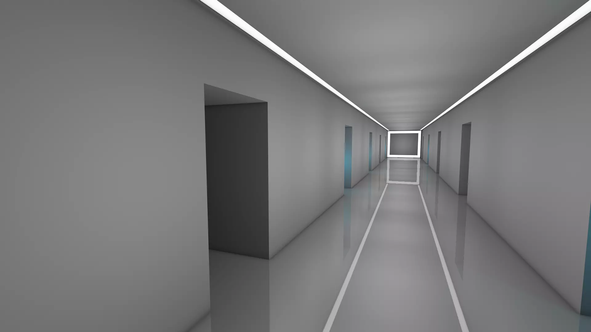 Corridor 3D model_7