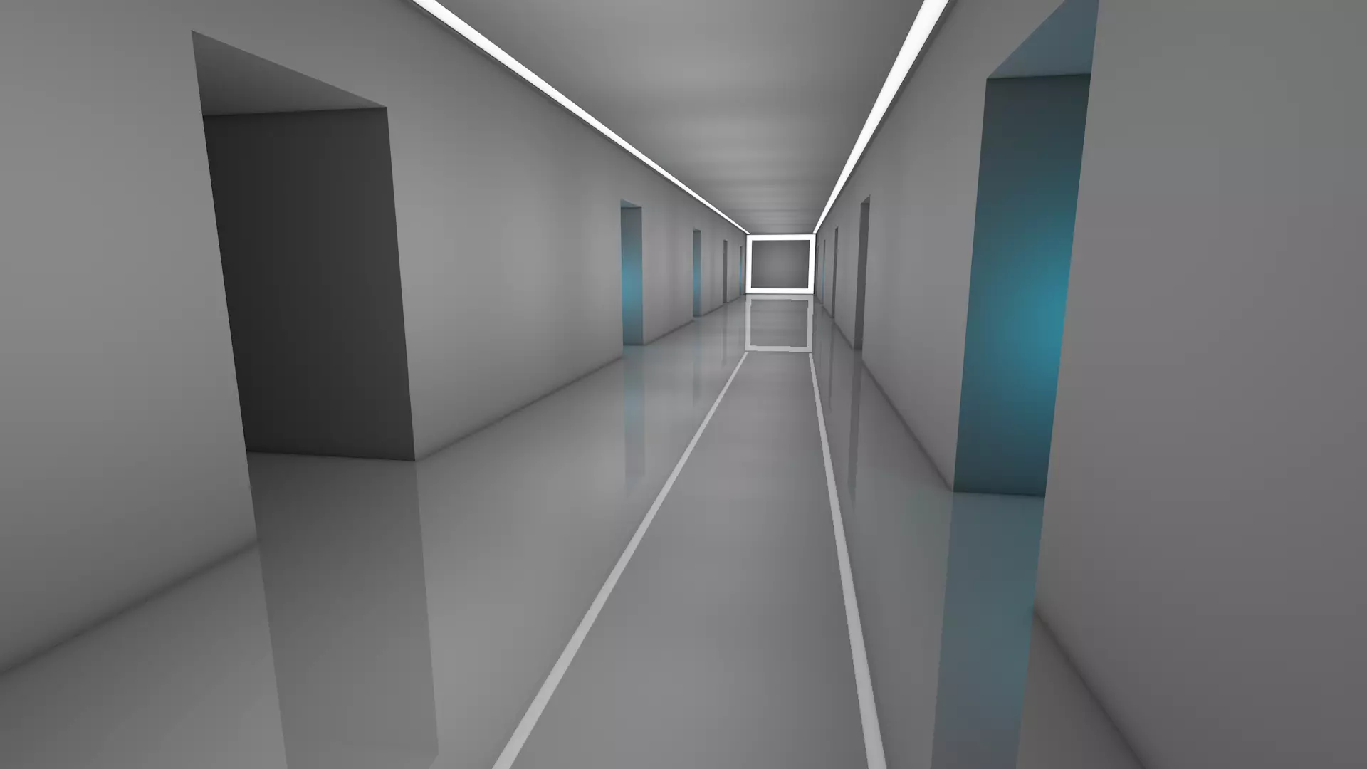 Corridor 3D model_3