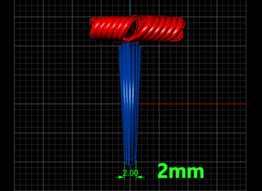 Bow tie ring 3D print model_18