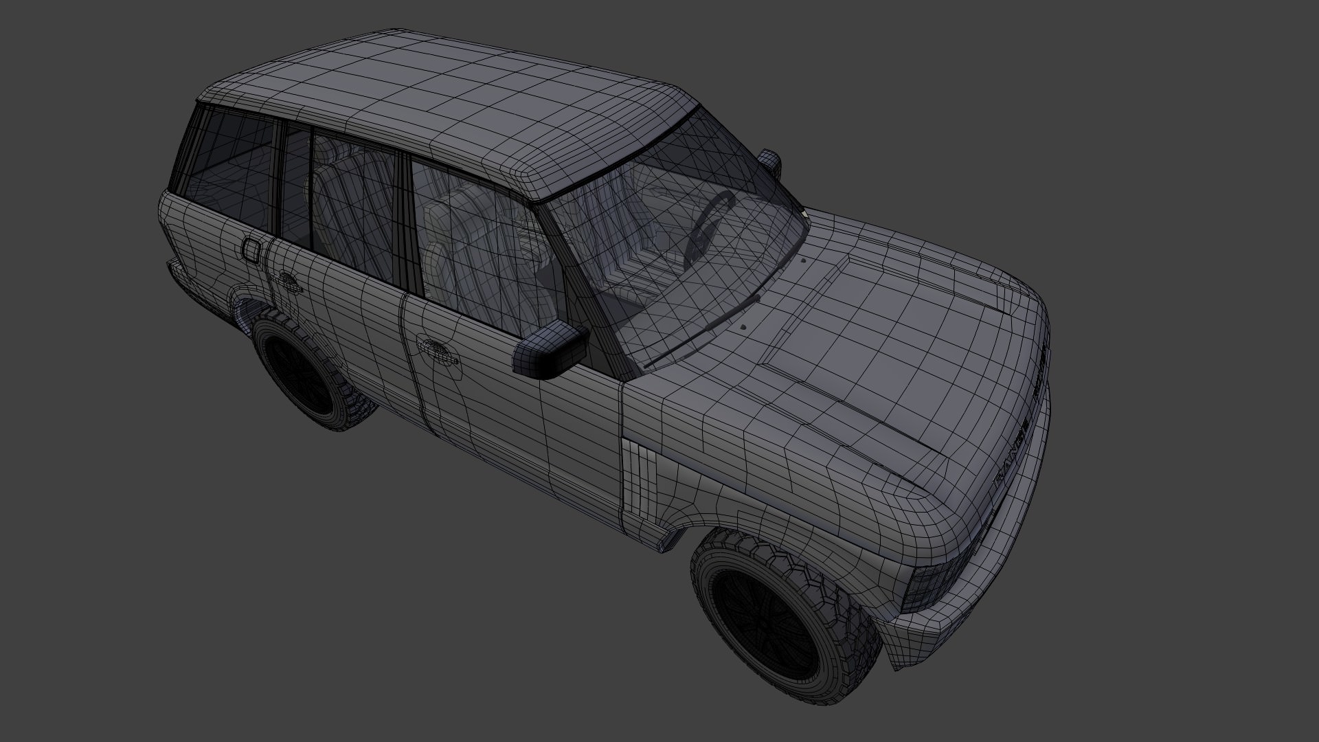 Range Rover Vogue Low-poly 3D model_5