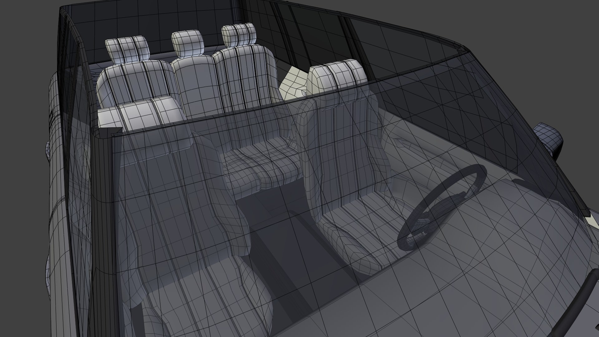 Range Rover Vogue Low-poly 3D model_7