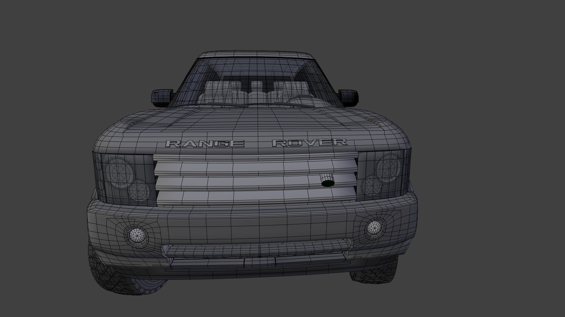 Range Rover Vogue Low-poly 3D model_4