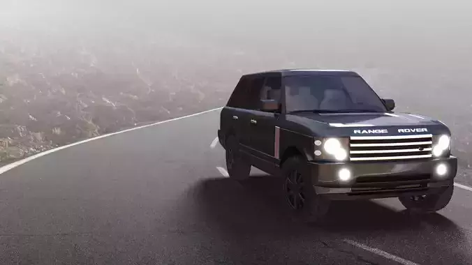 Range Rover Vogue Low-poly 3D model