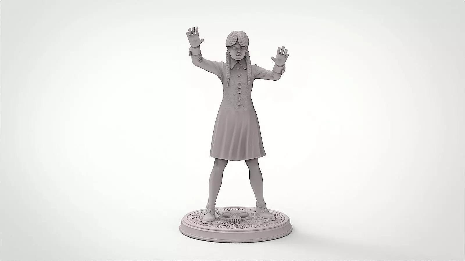 Wednesday 3D print model_6
