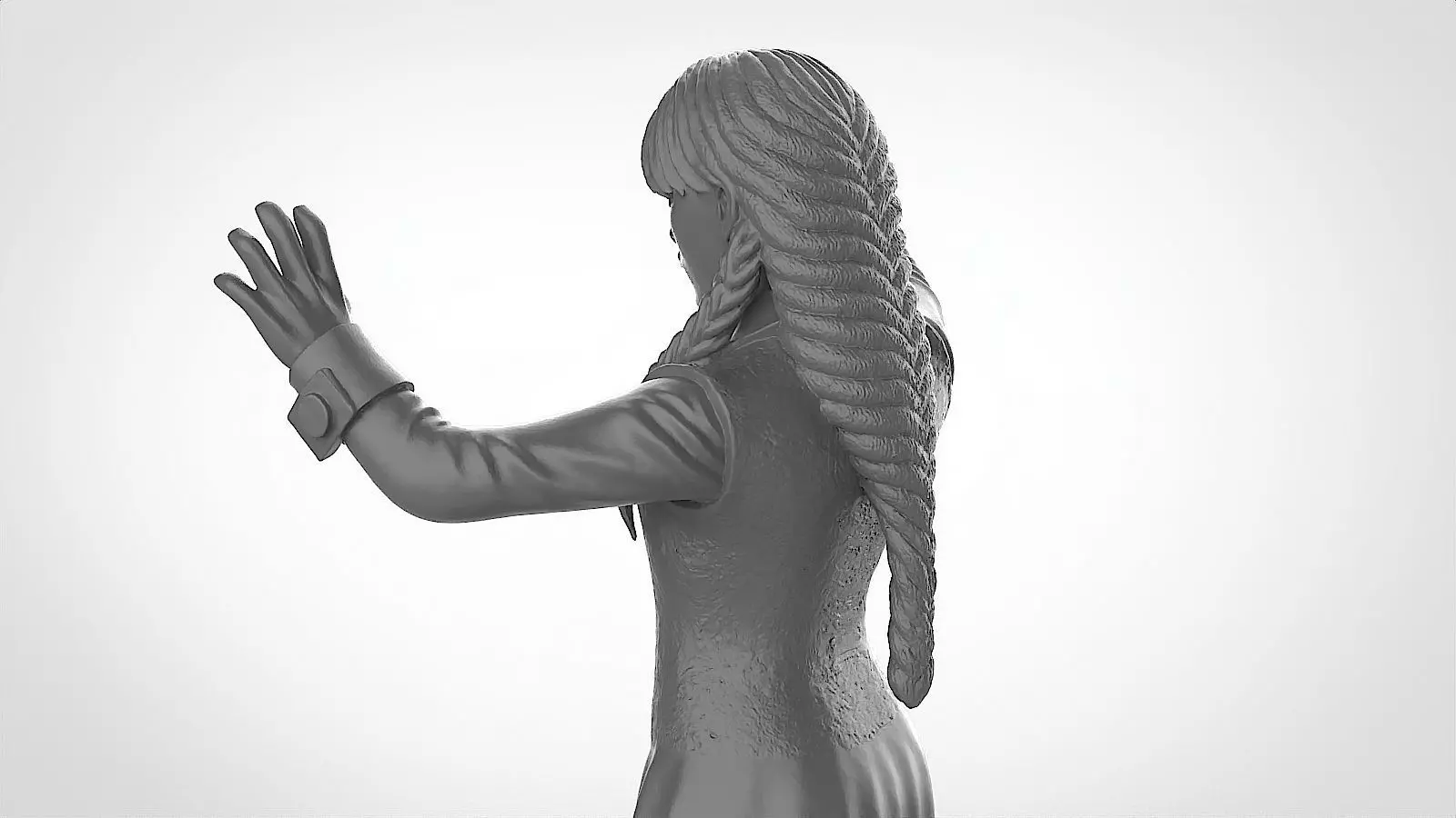 Wednesday 3D print model_11