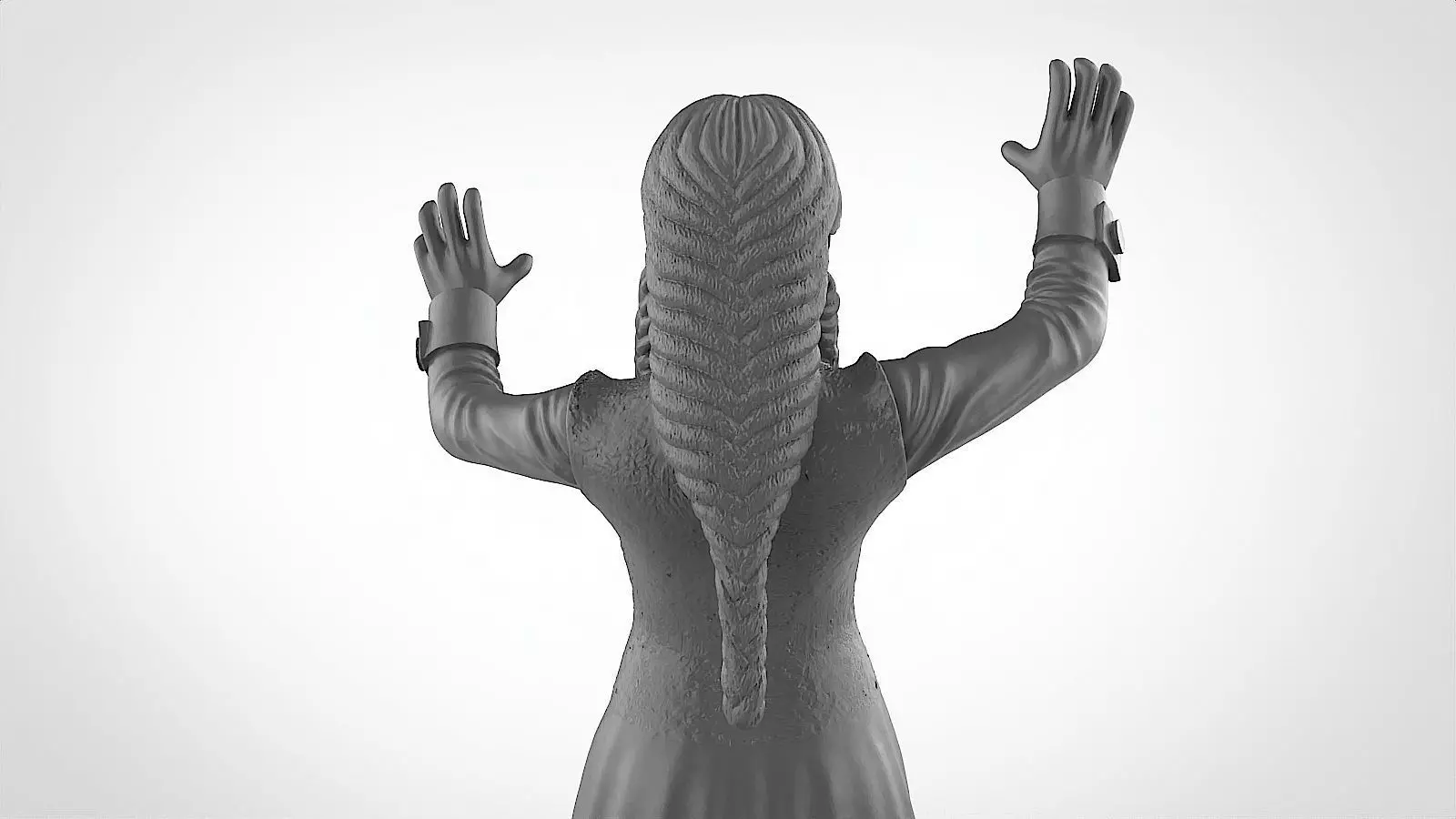 Wednesday 3D print model_8