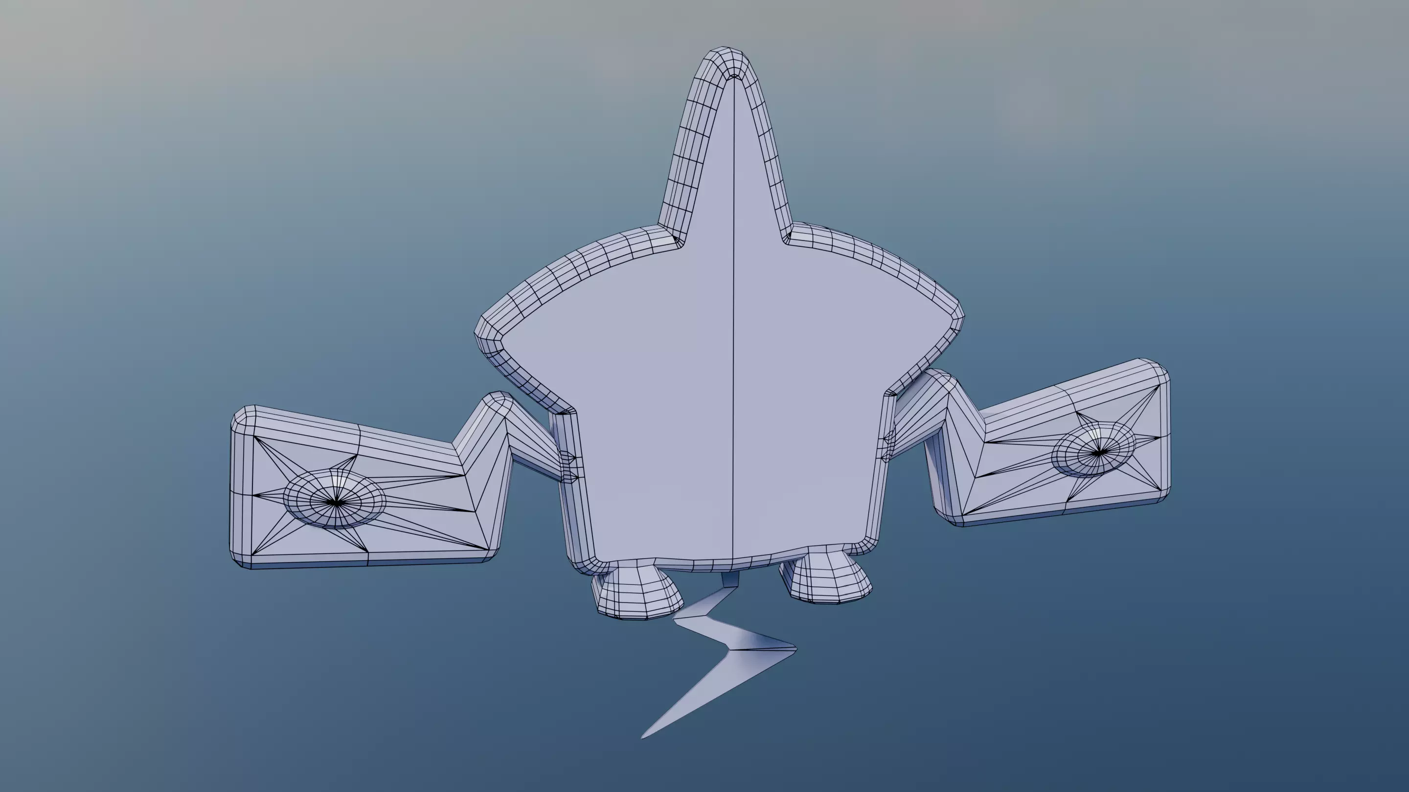 Pokemon Rotomdex Low-poly 3D model_3