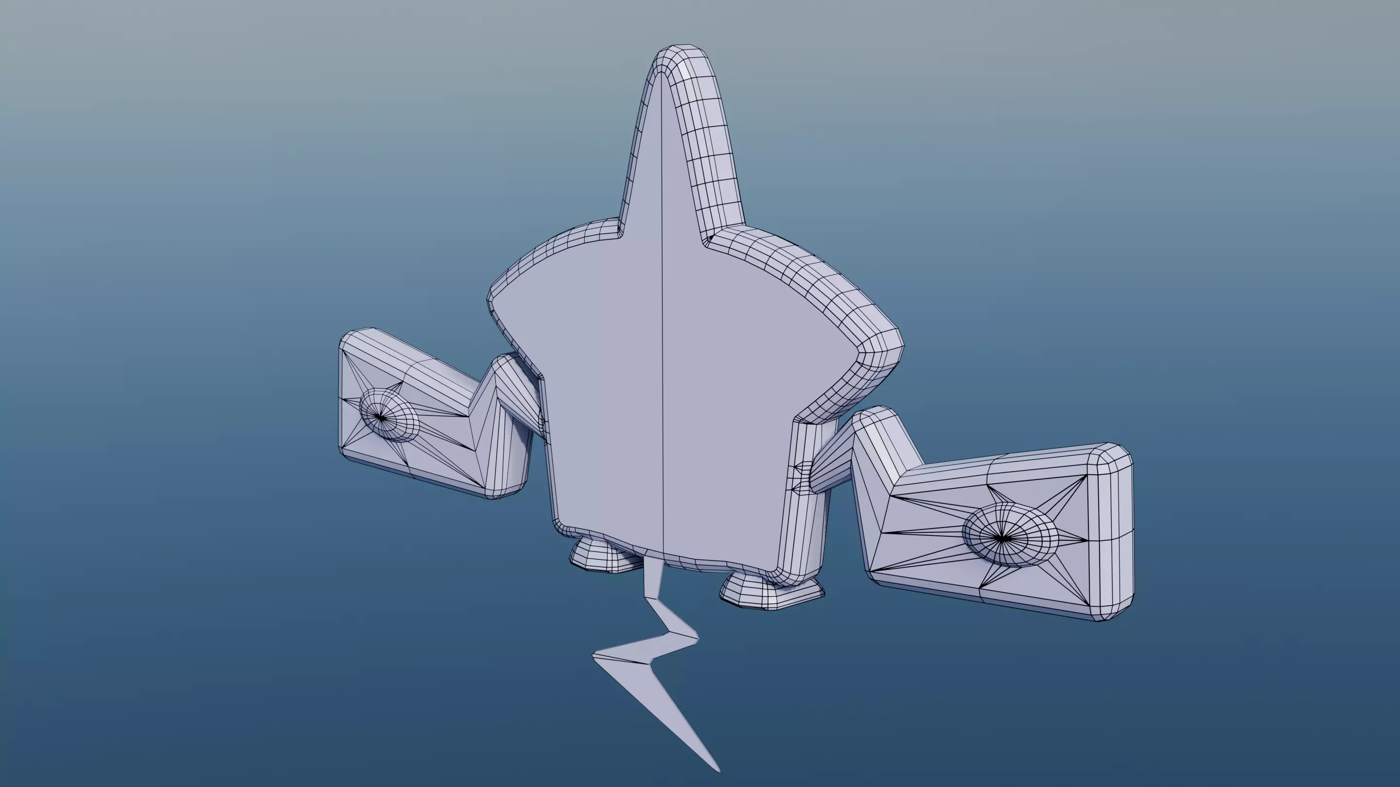 Pokemon Rotomdex Low-poly 3D model_6