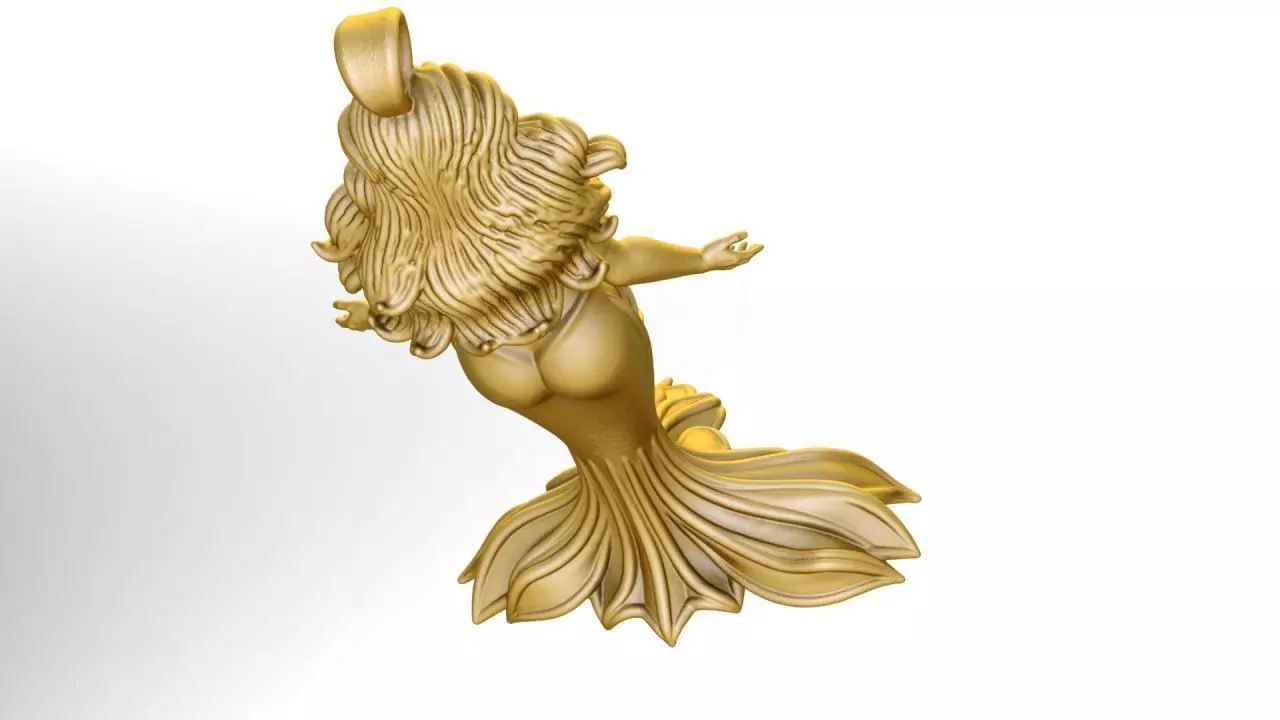 Mermaid 3 3D print model_2