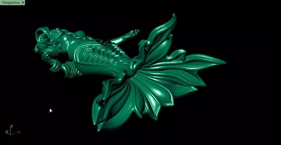 Mermaid 3 3D print model_4