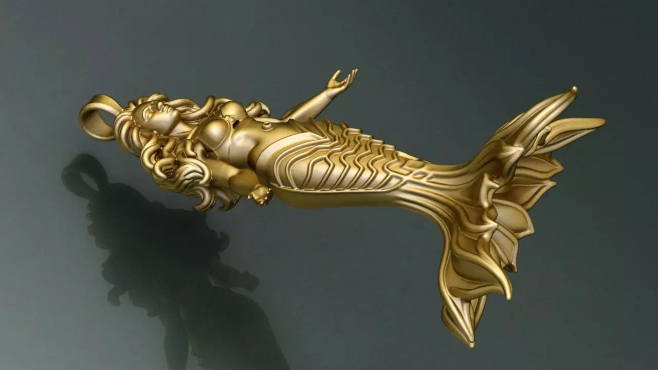 Mermaid 3 3D print model_1