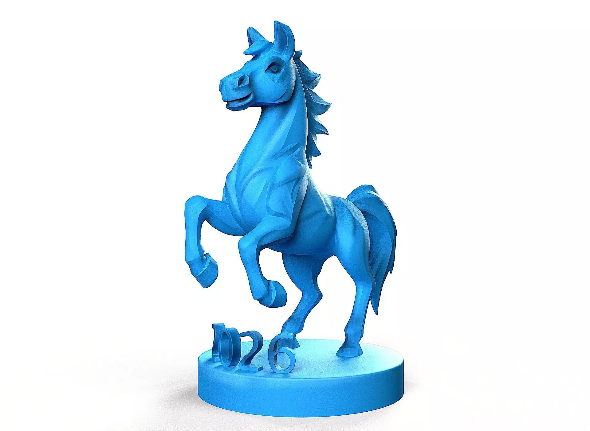 Horse New Year 2026 3D print model_1