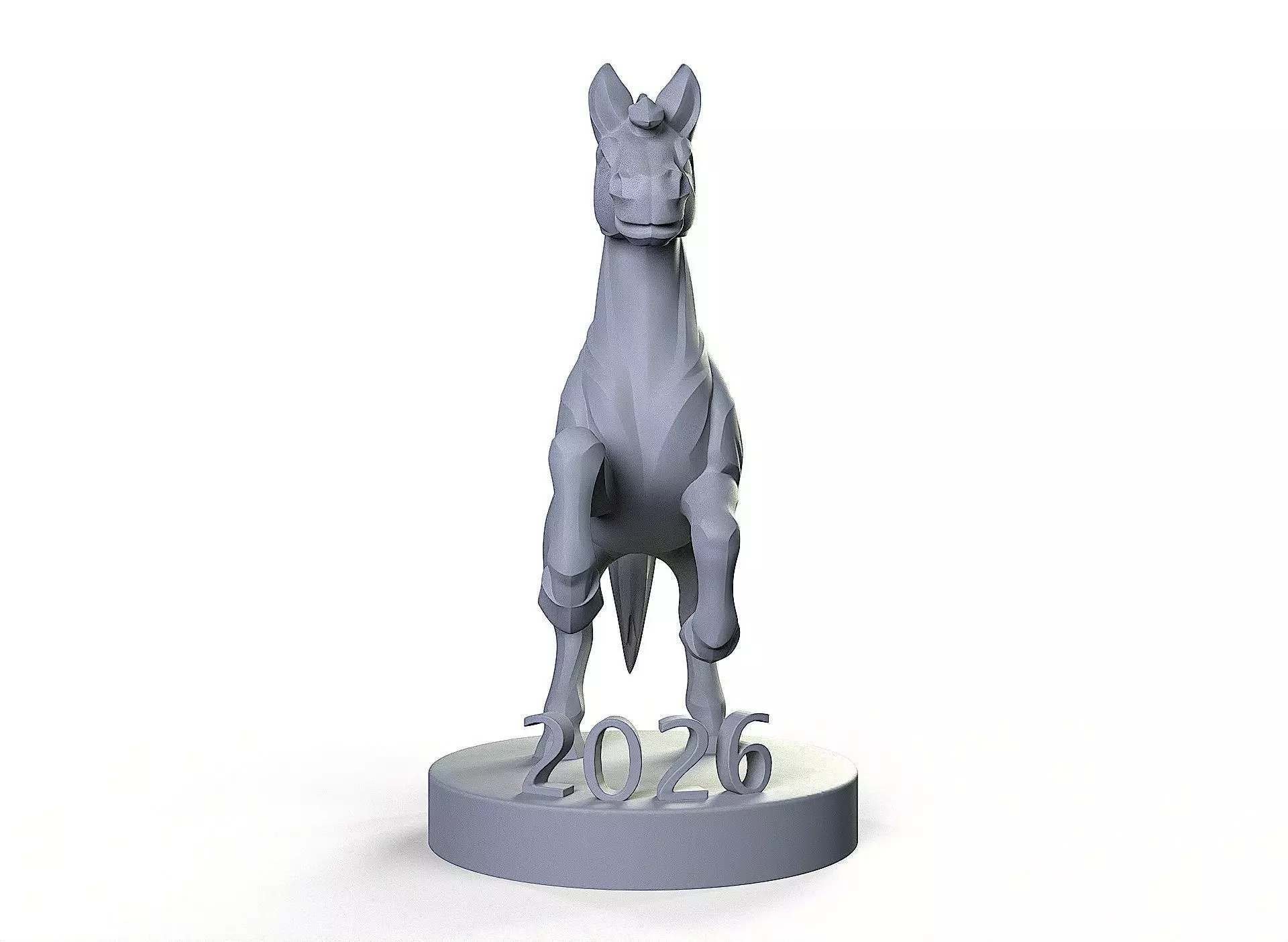 Horse New Year 2026 3D print model_5