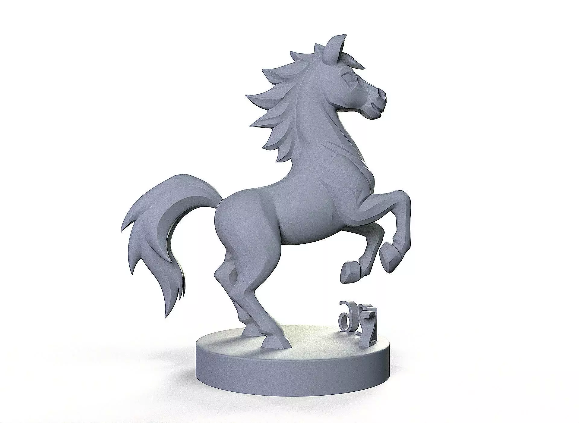 Horse New Year 2026 3D print model_4