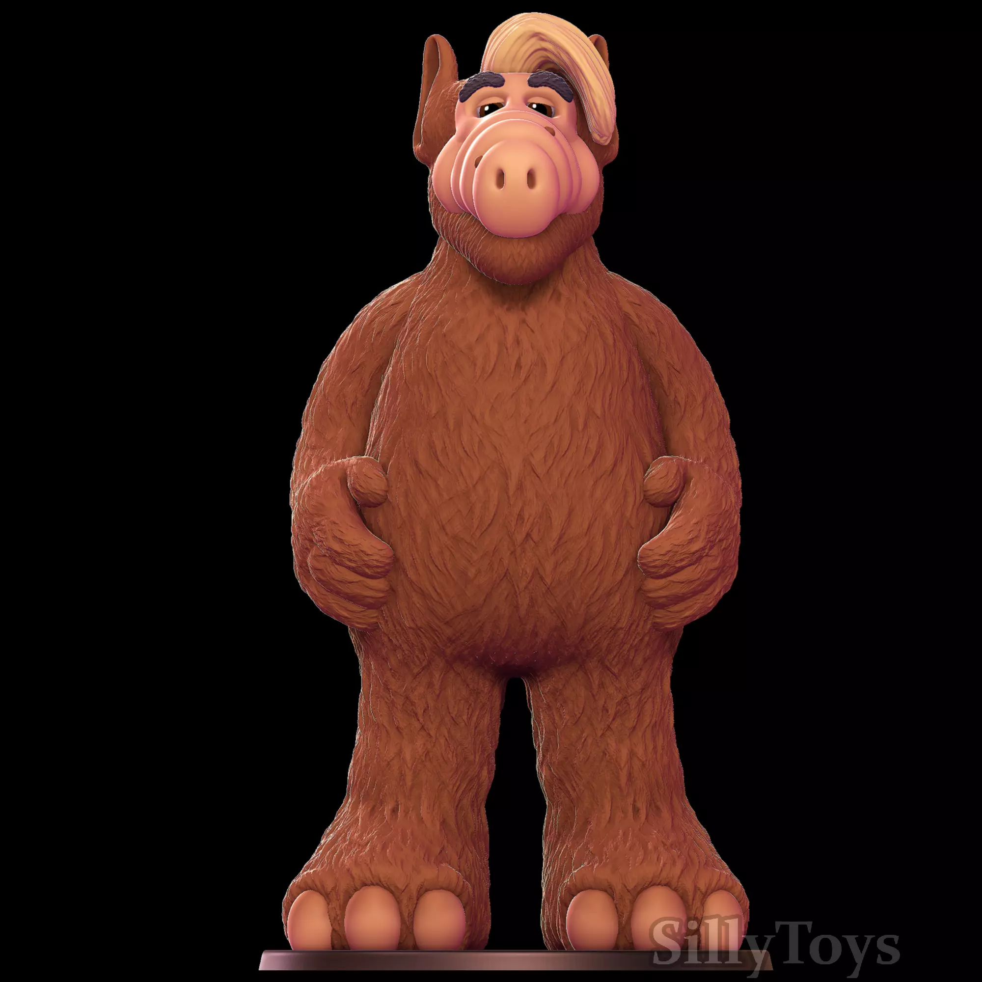 Alf creature 3D print model
