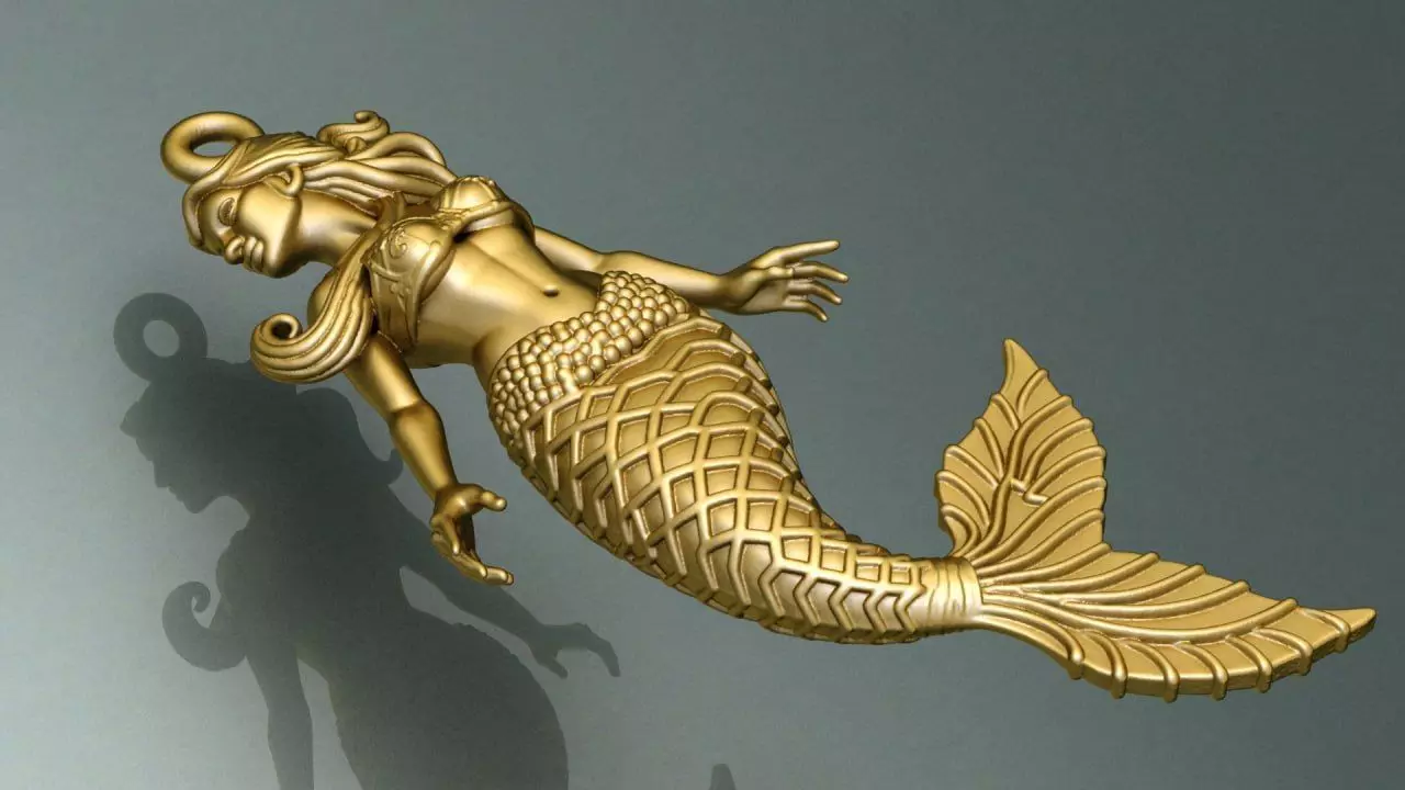 Mermaid 5 3D print model_1