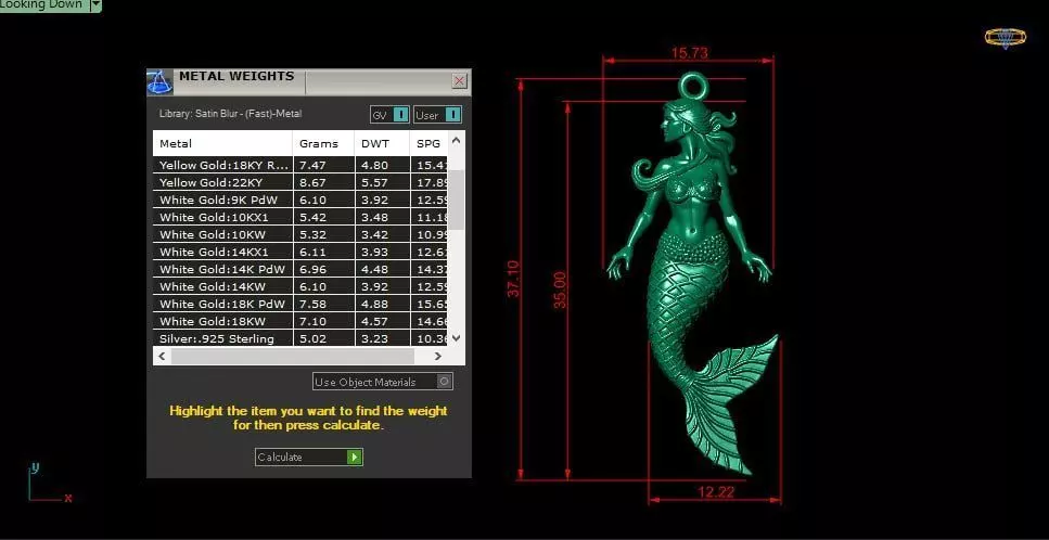 Mermaid 5 3D print model_5