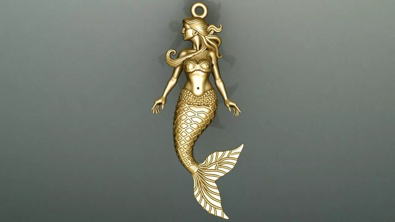Mermaid 5 3D print model_0
