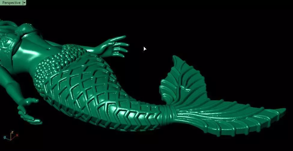 Mermaid 5 3D print model_4