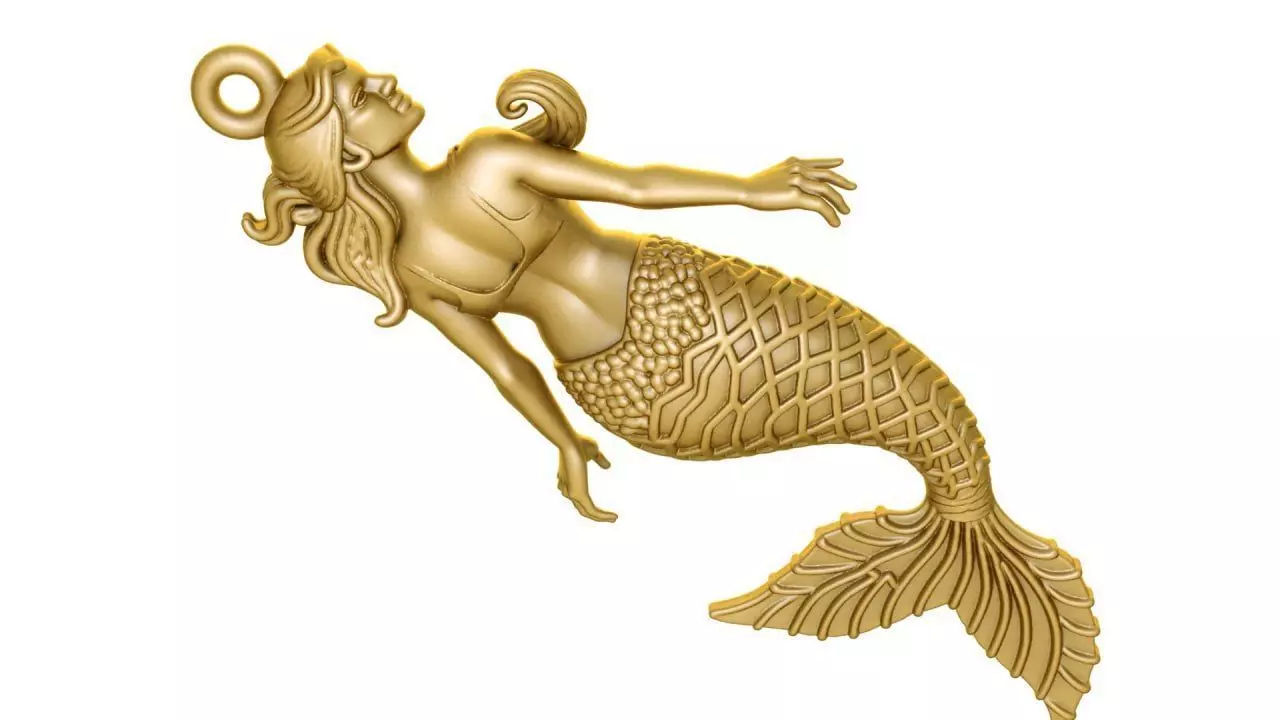 Mermaid 5 3D print model_2