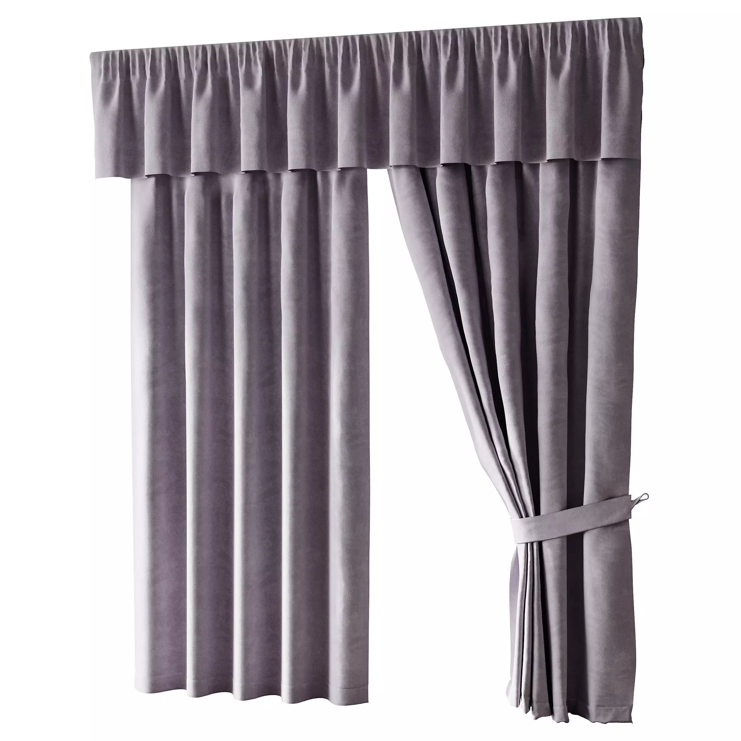 Curtains 03 3D model_3