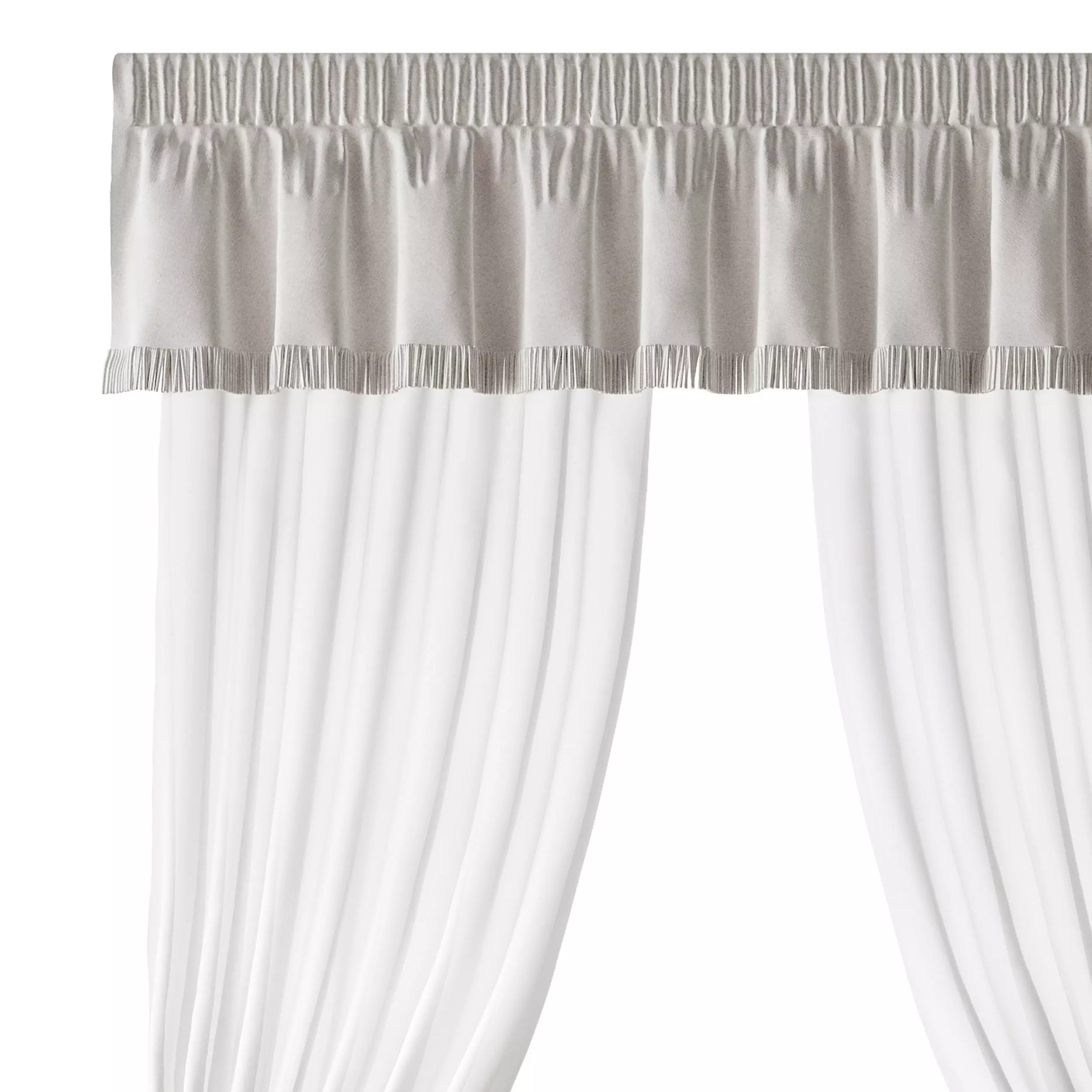 Curtains 04 3D model_9