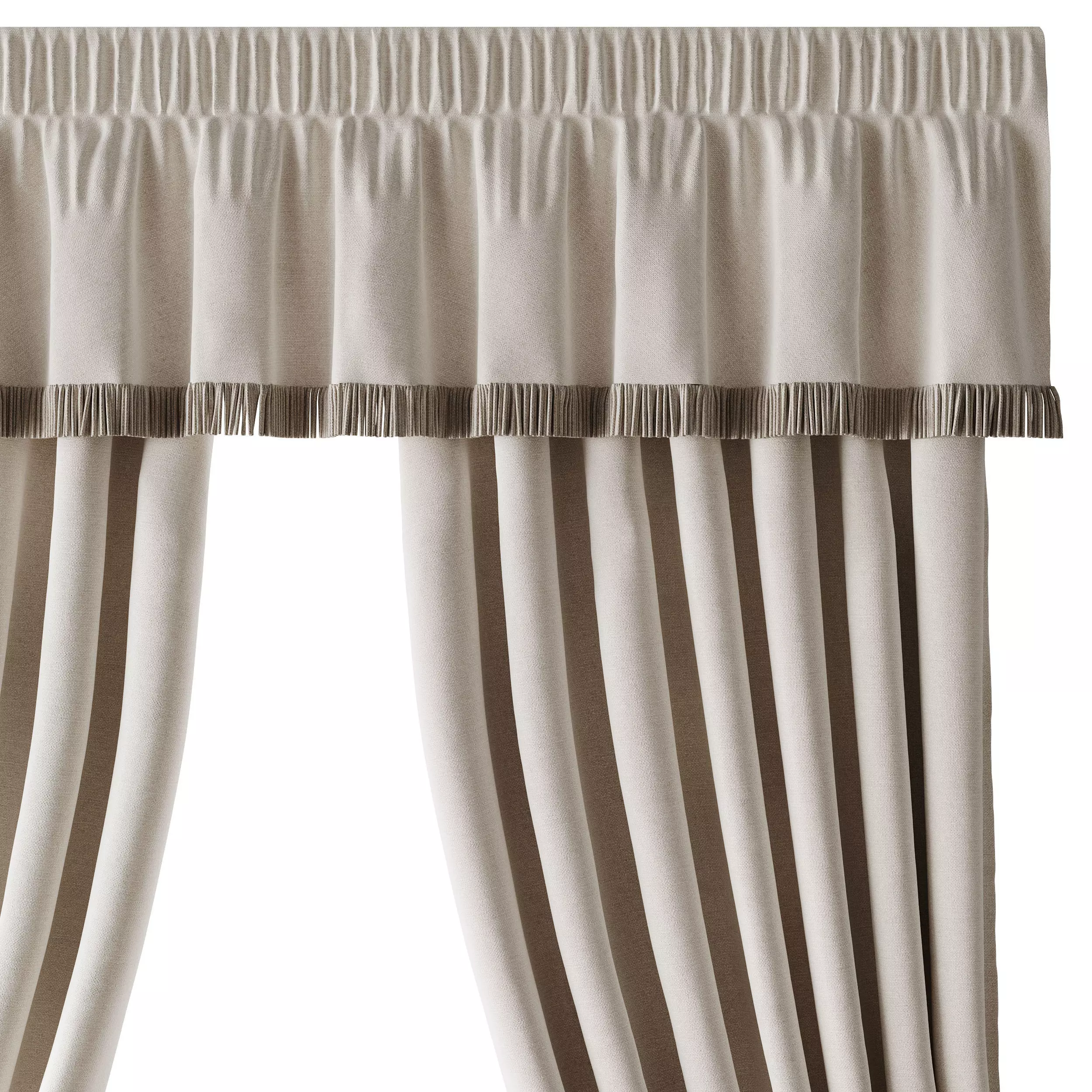 Curtains 04 3D model_3