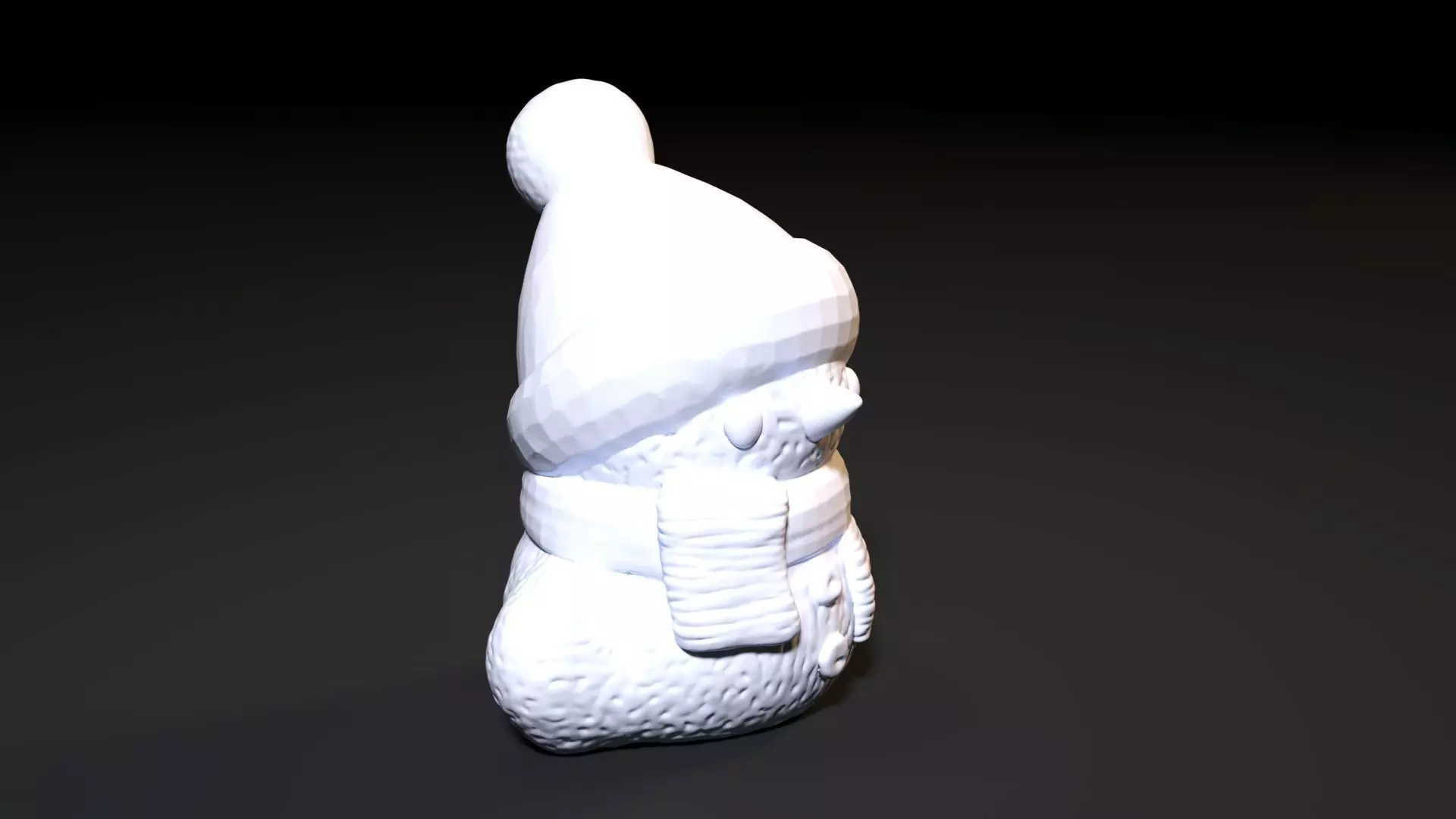 Snowman 3D print model_13