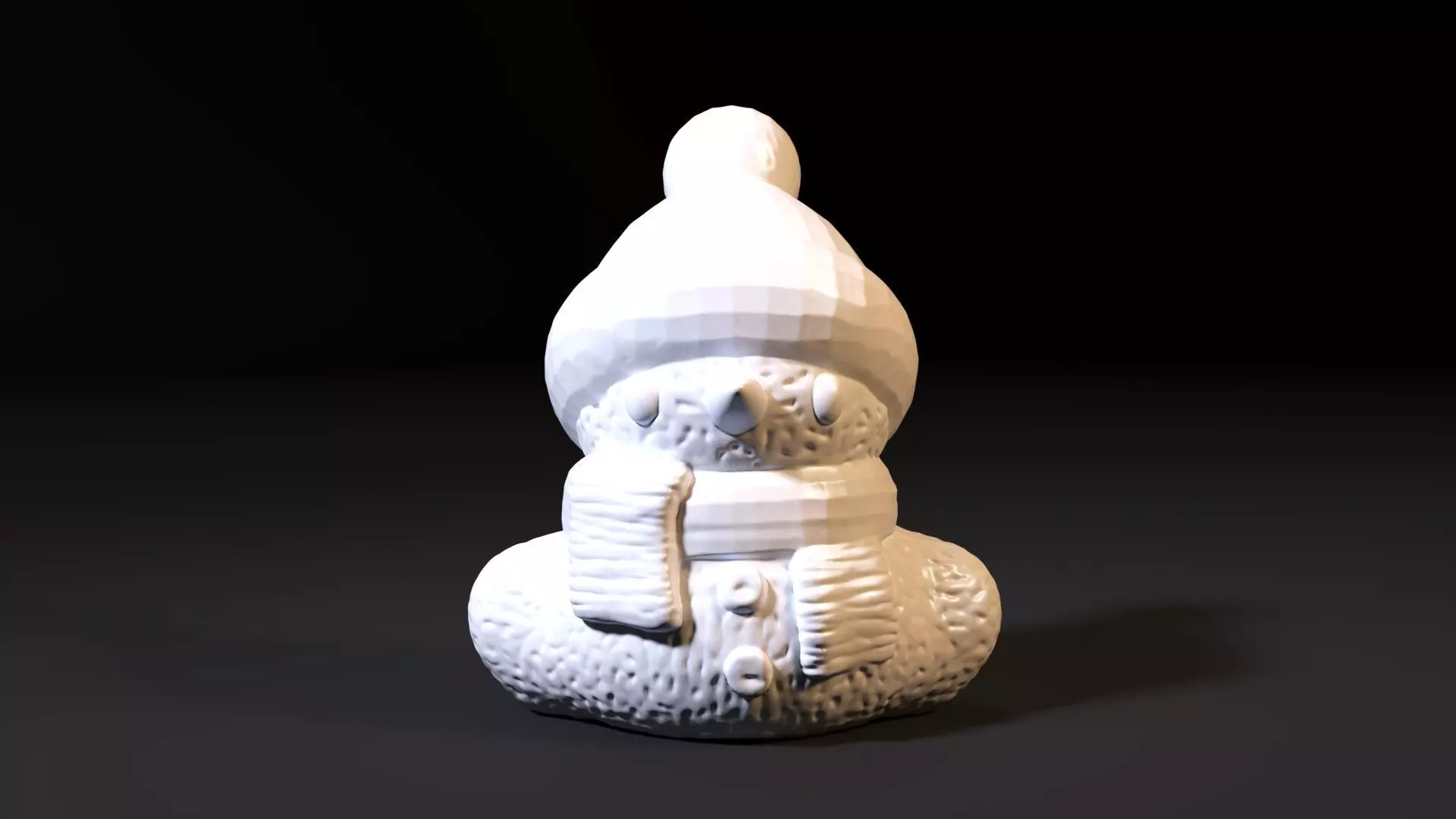 Snowman 3D print model_15