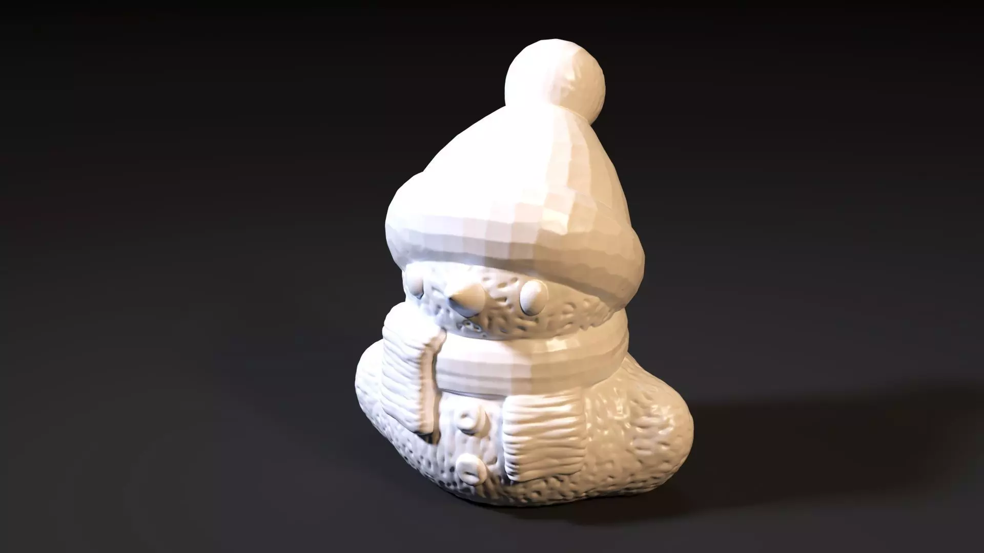 Snowman 3D print model_21