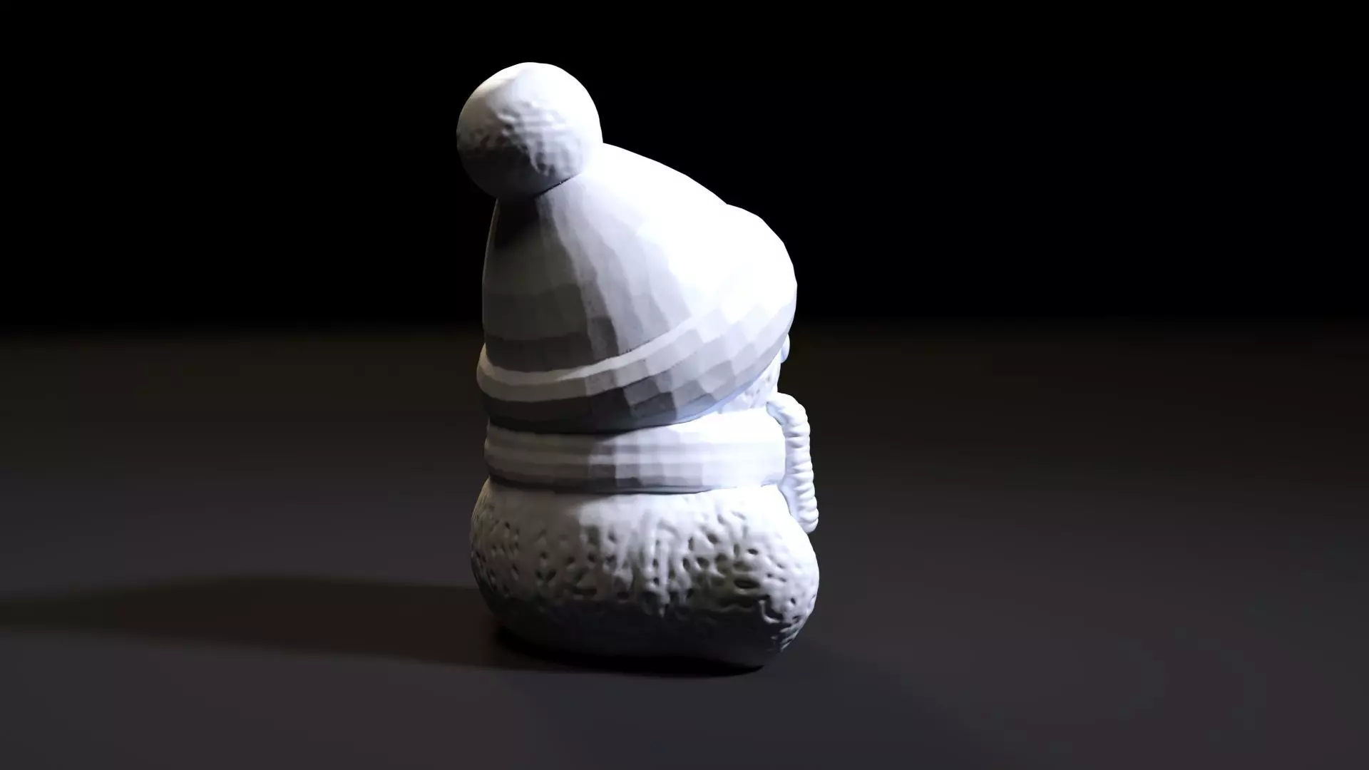 Snowman 3D print model_9