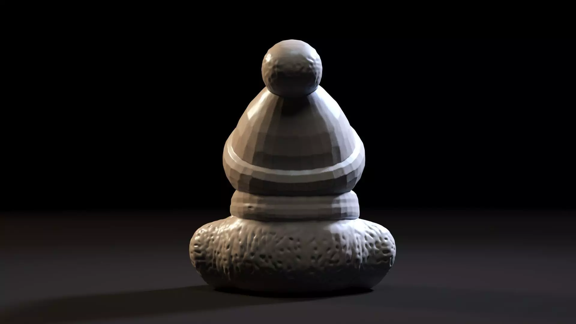 Snowman 3D print model_7