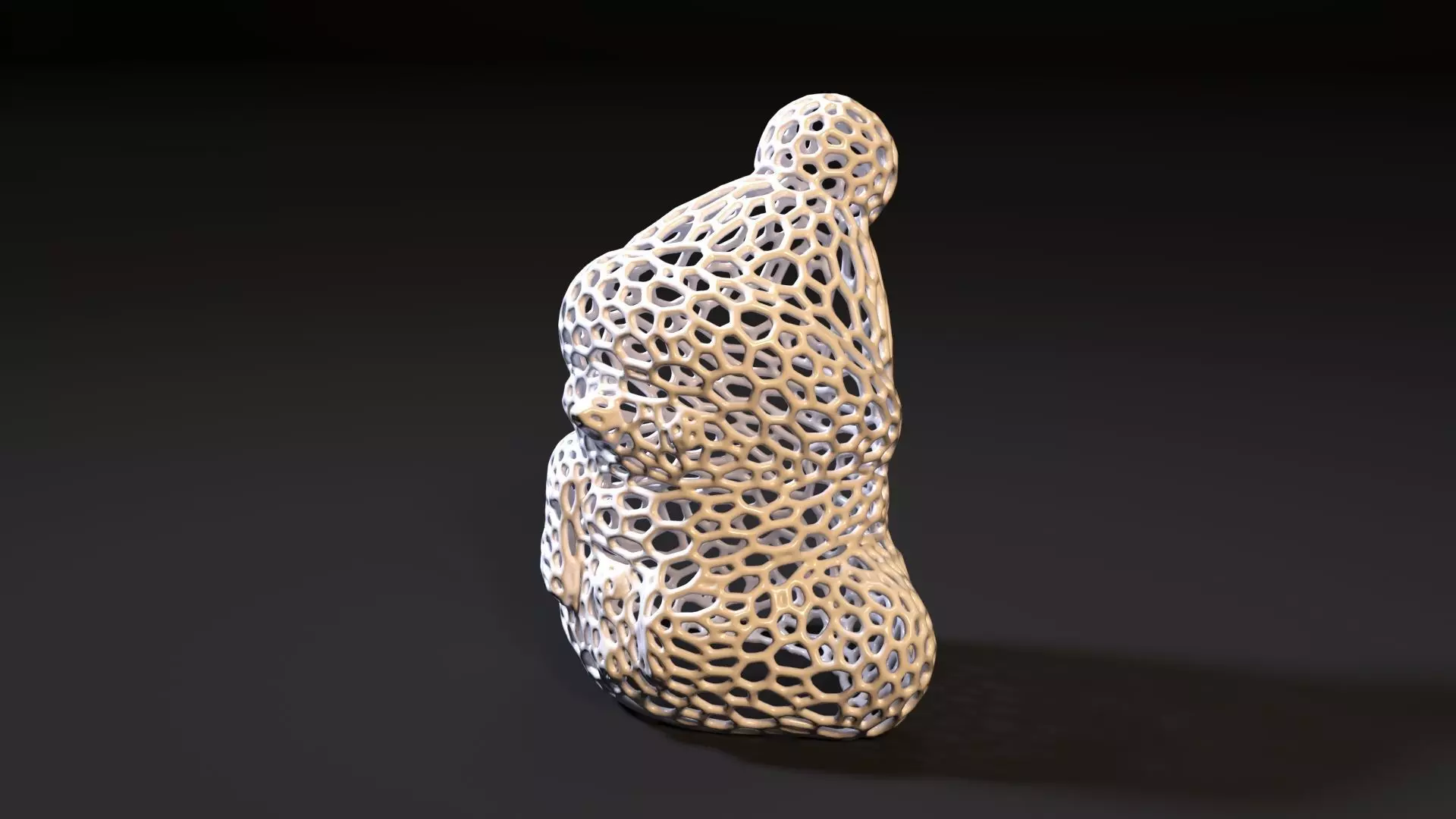 Snowman 3D print model_2