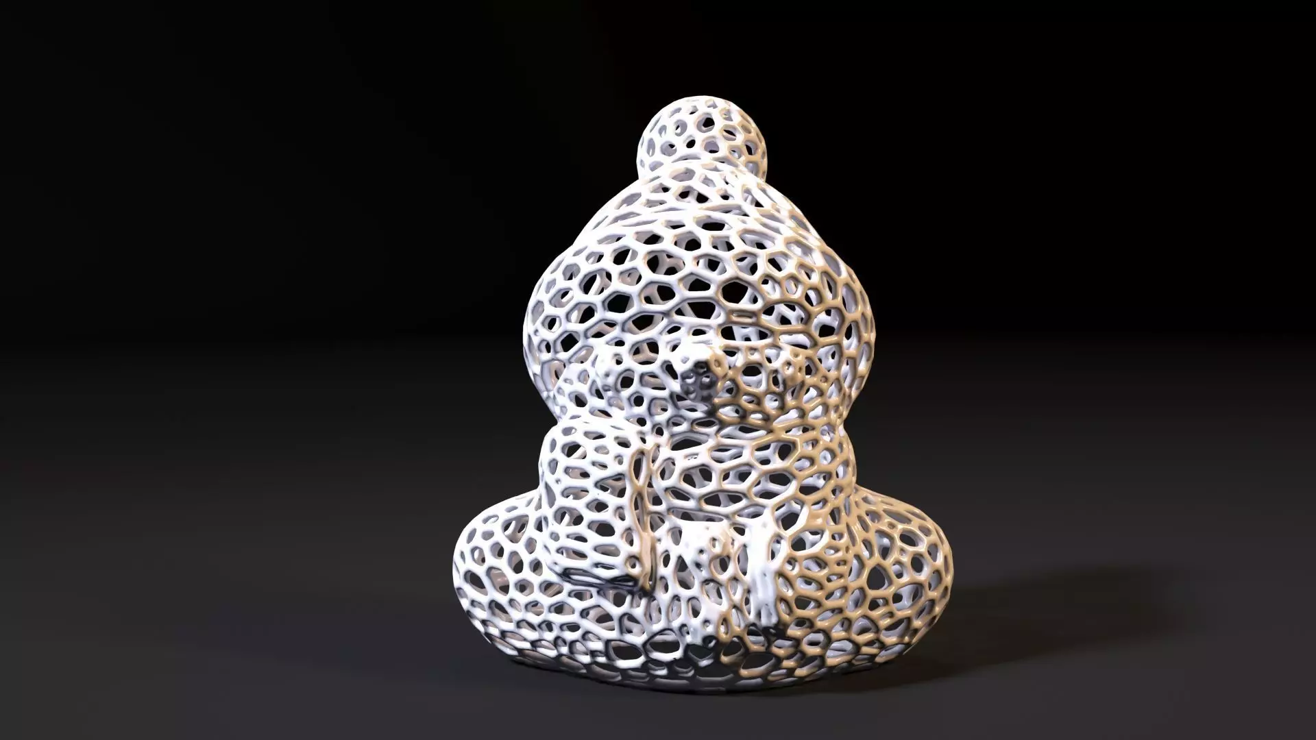 Snowman 3D print model_16