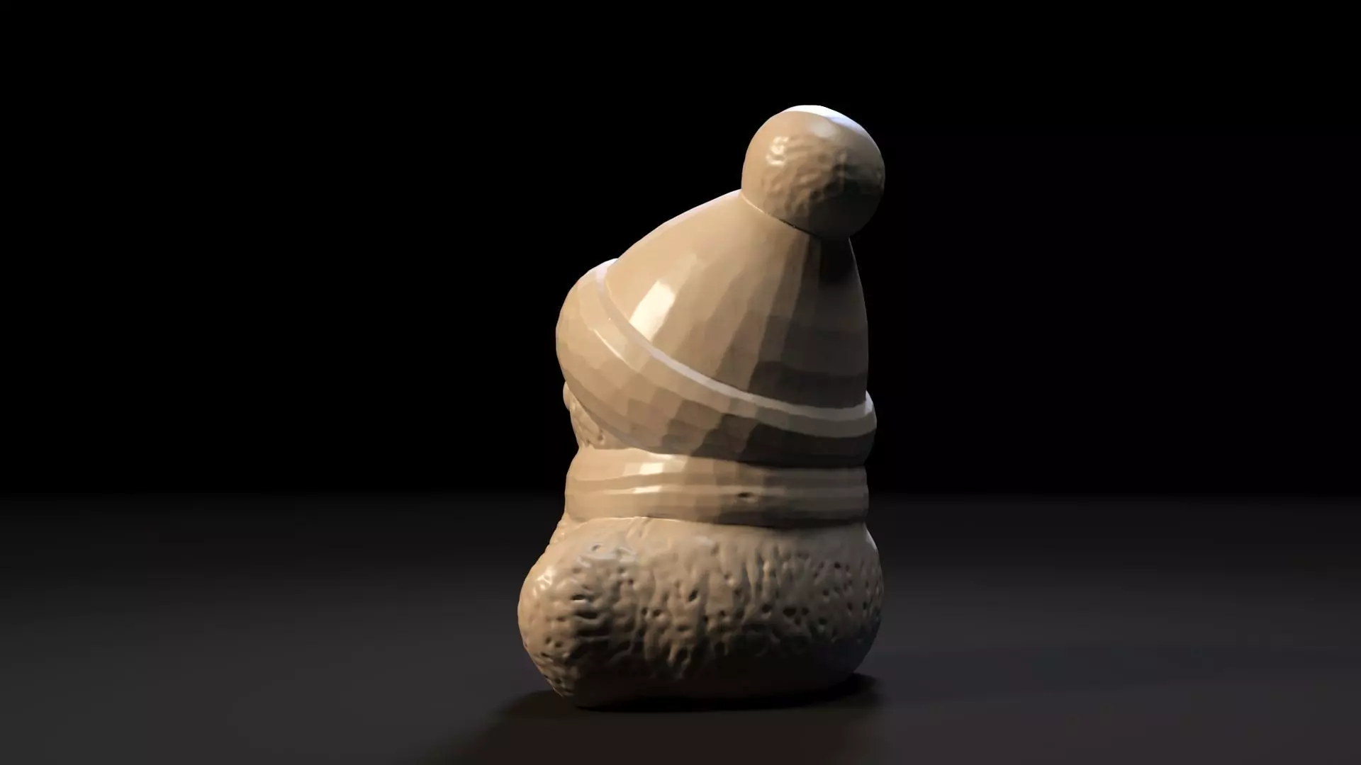 Snowman 3D print model_5