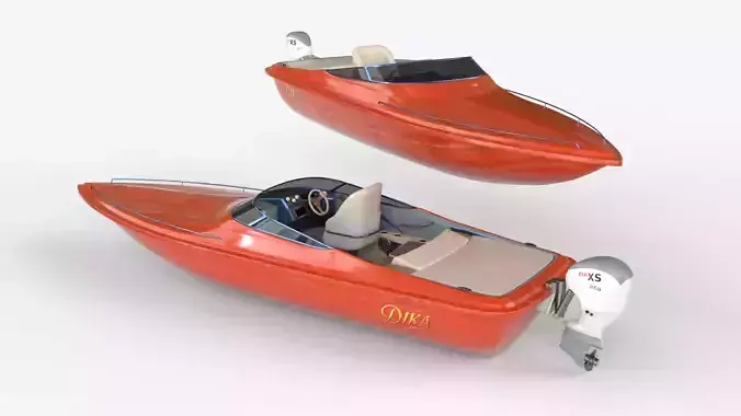 Speedboat   Luxury 3D Model