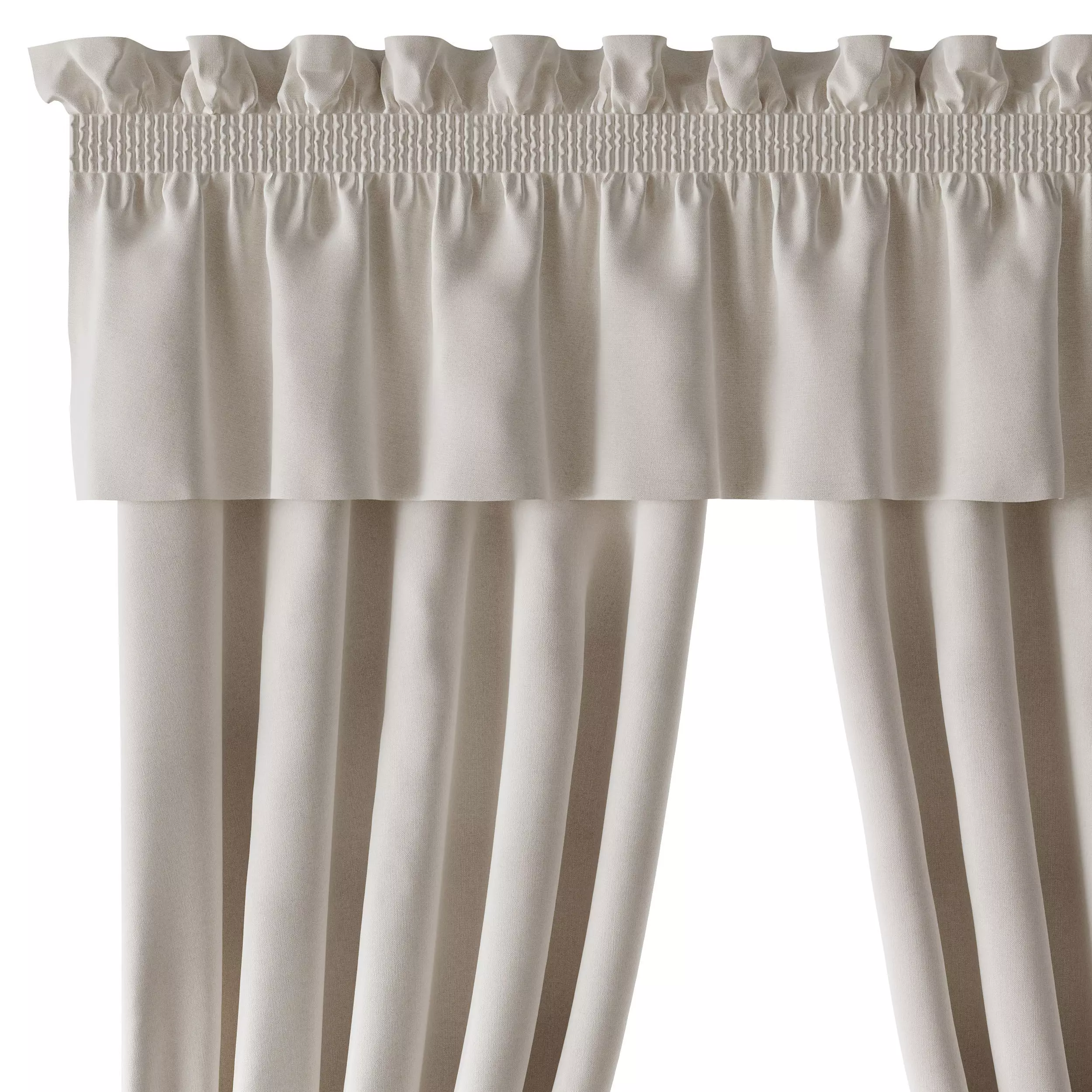 Curtains 05 3D model_5