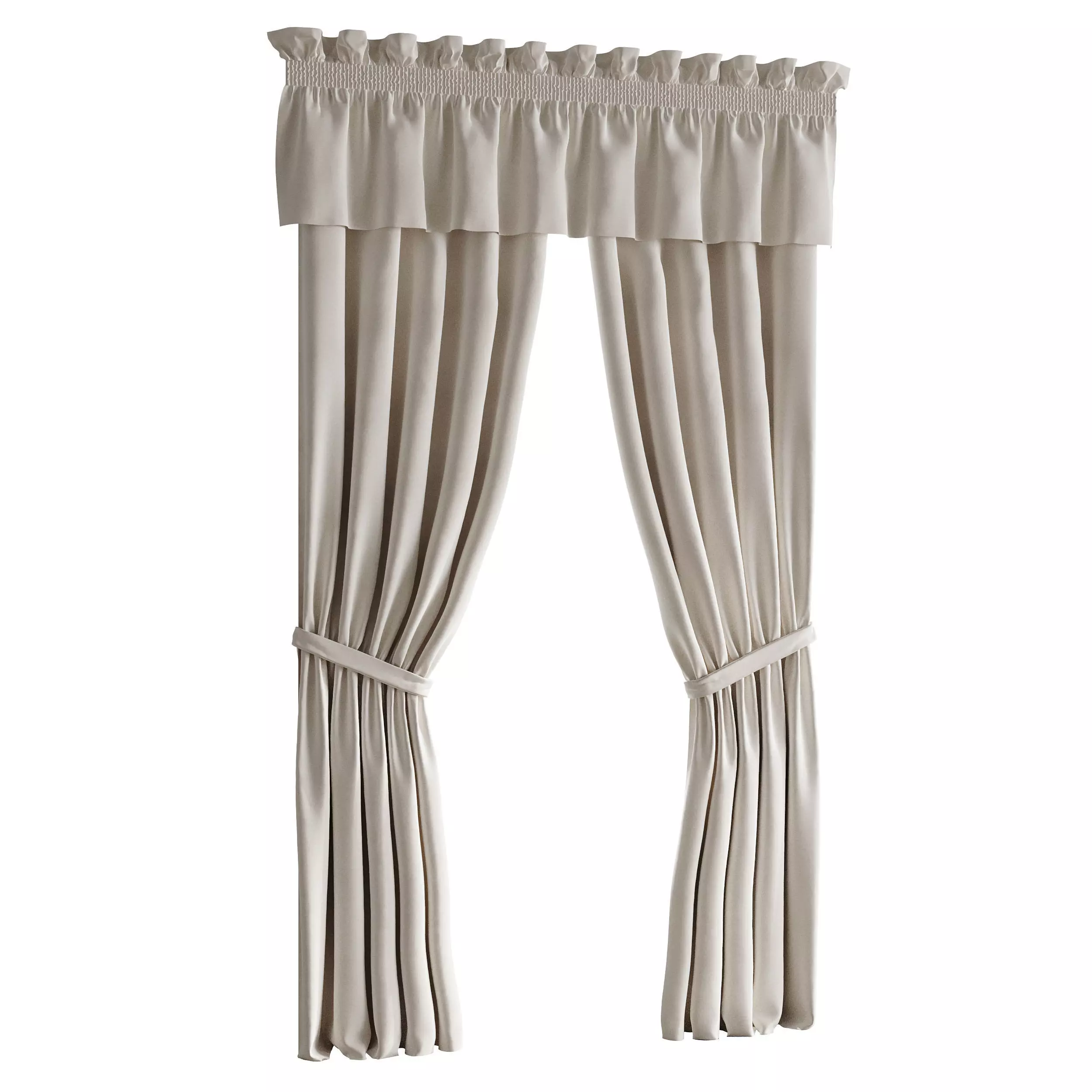Curtains 05 3D model_10