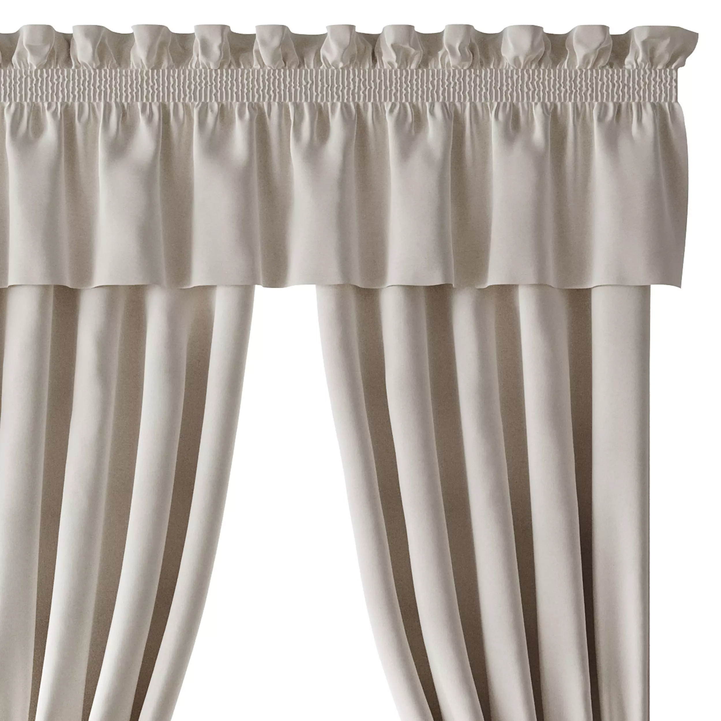 Curtains 05 3D model_8
