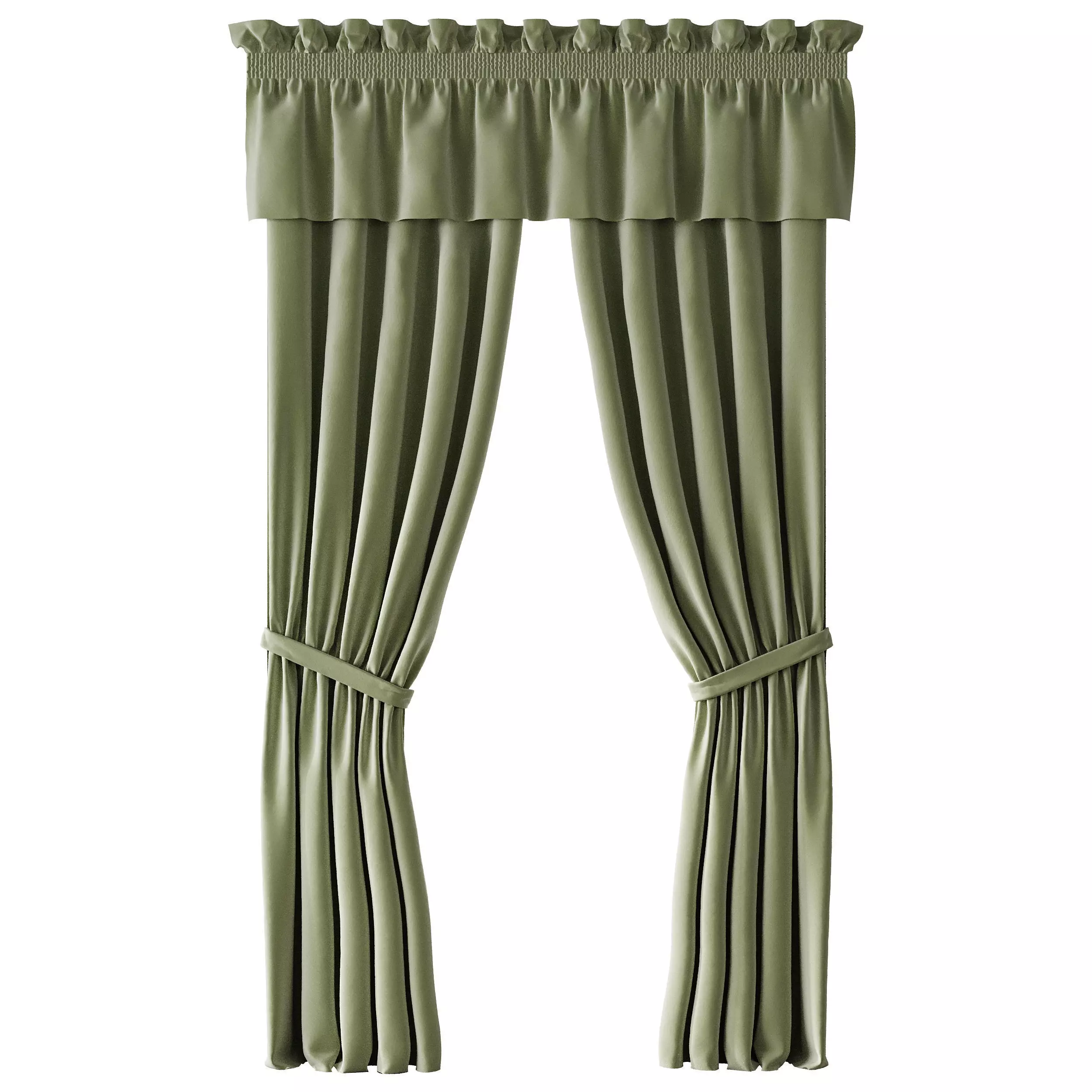 Curtains 05 3D model_3
