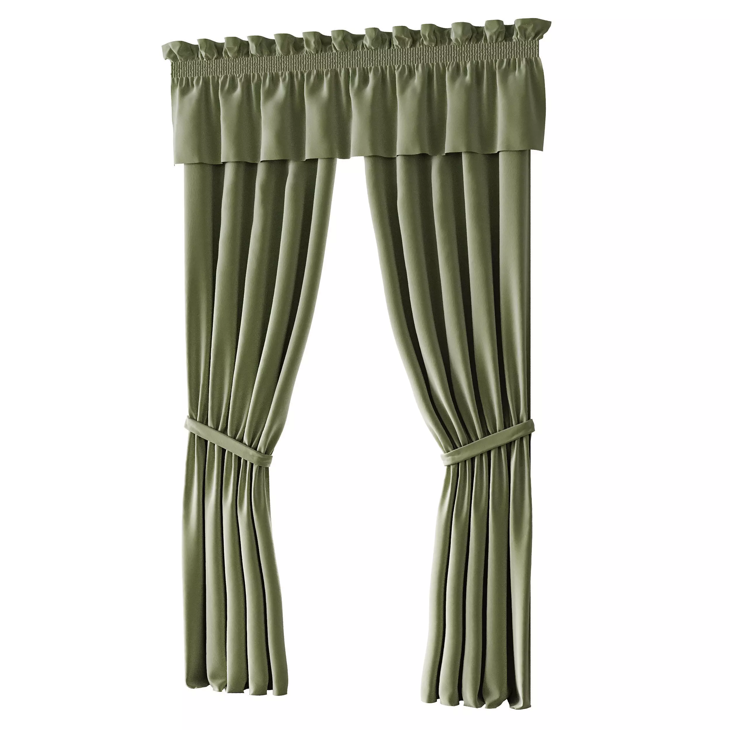 Curtains 05 3D model_6