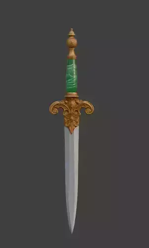 Jade Fantasy Dagger